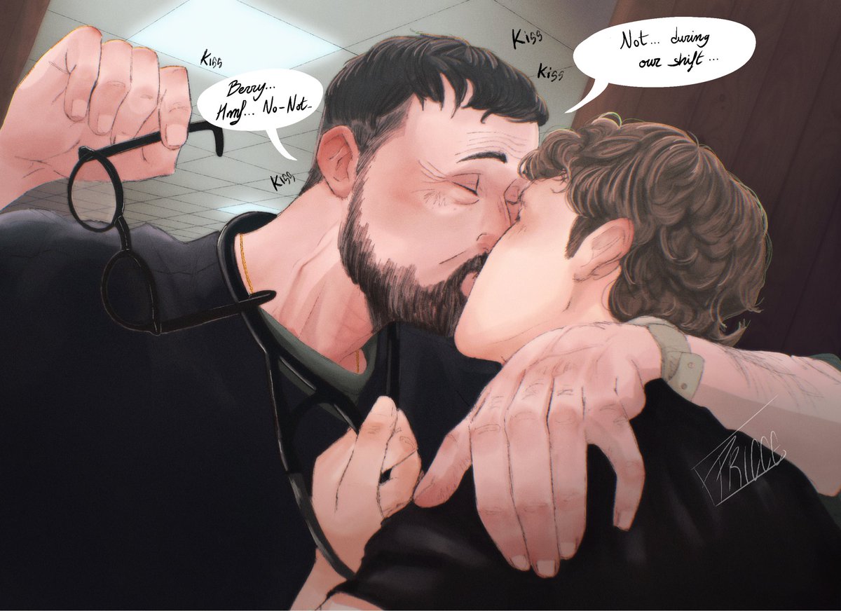poupriouce's tweet photo. So obsessed with The Pitt…
‘Take the night to make this one. 
#thepitt #thepittfanart #hucklerobby https://t.co/QuuW0ZODru