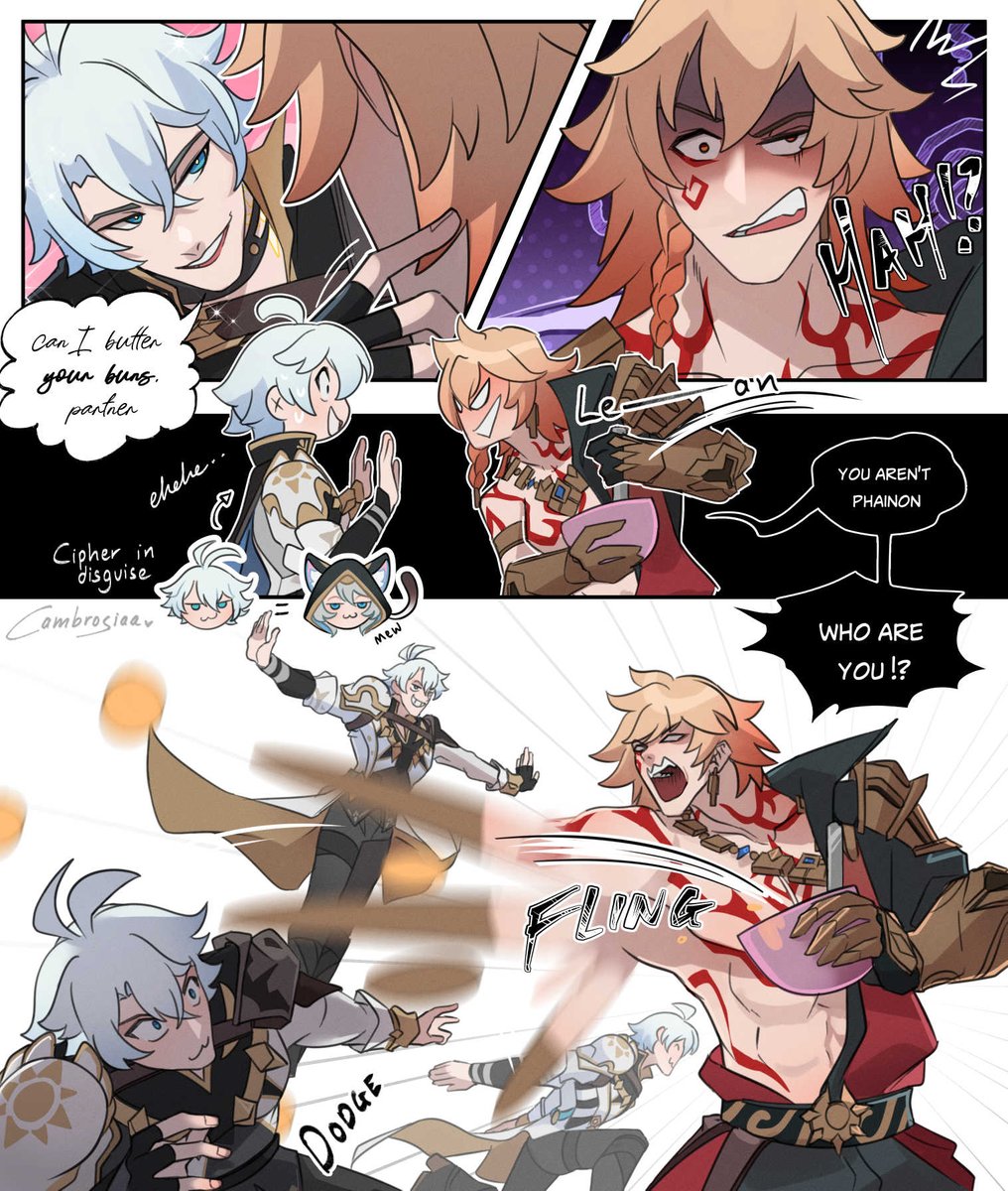 [1/2] Just a lil tom foolery 😽 #phaidei