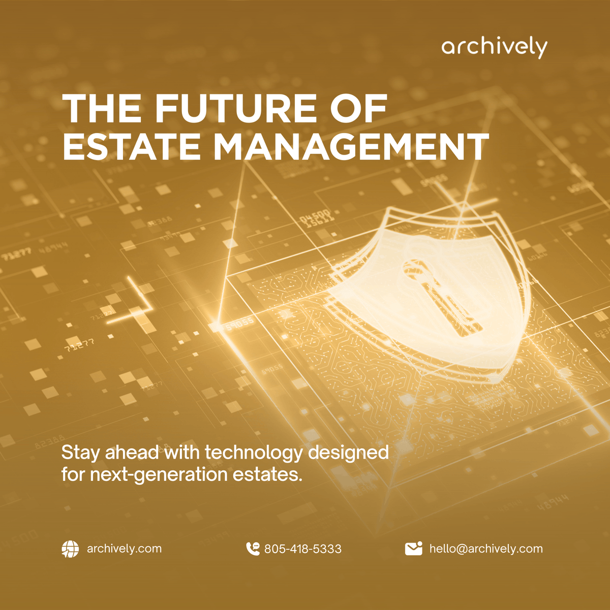 archivelyapp's tweet photo. Future-proof your estate workflow 📂🔐 Archively uses blockchain to secure documents and simplify compliance.
Visit to learn more: https://t.co/bMQf2vnTd7

#TechPioneer #EstateInnovation #SecureByDesign #DigitalEstateManagement #Archively #ArchivelyWhenItMatters https://t.co/GaQDPef0PH