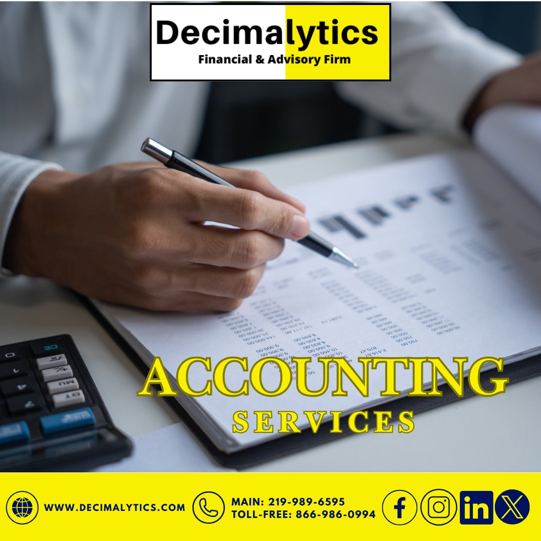 decimalytics's tweet photo. Accurate books. Clear reports. Better decisions. Decimalytics provides monthly accounting and reporting support for organizations that need dependable financial visibility.

Visit our site, https://t.co/DOUm9m7Nsq, to inquire about services. See you soon. https://t.co/3F5Z3g9eWu
