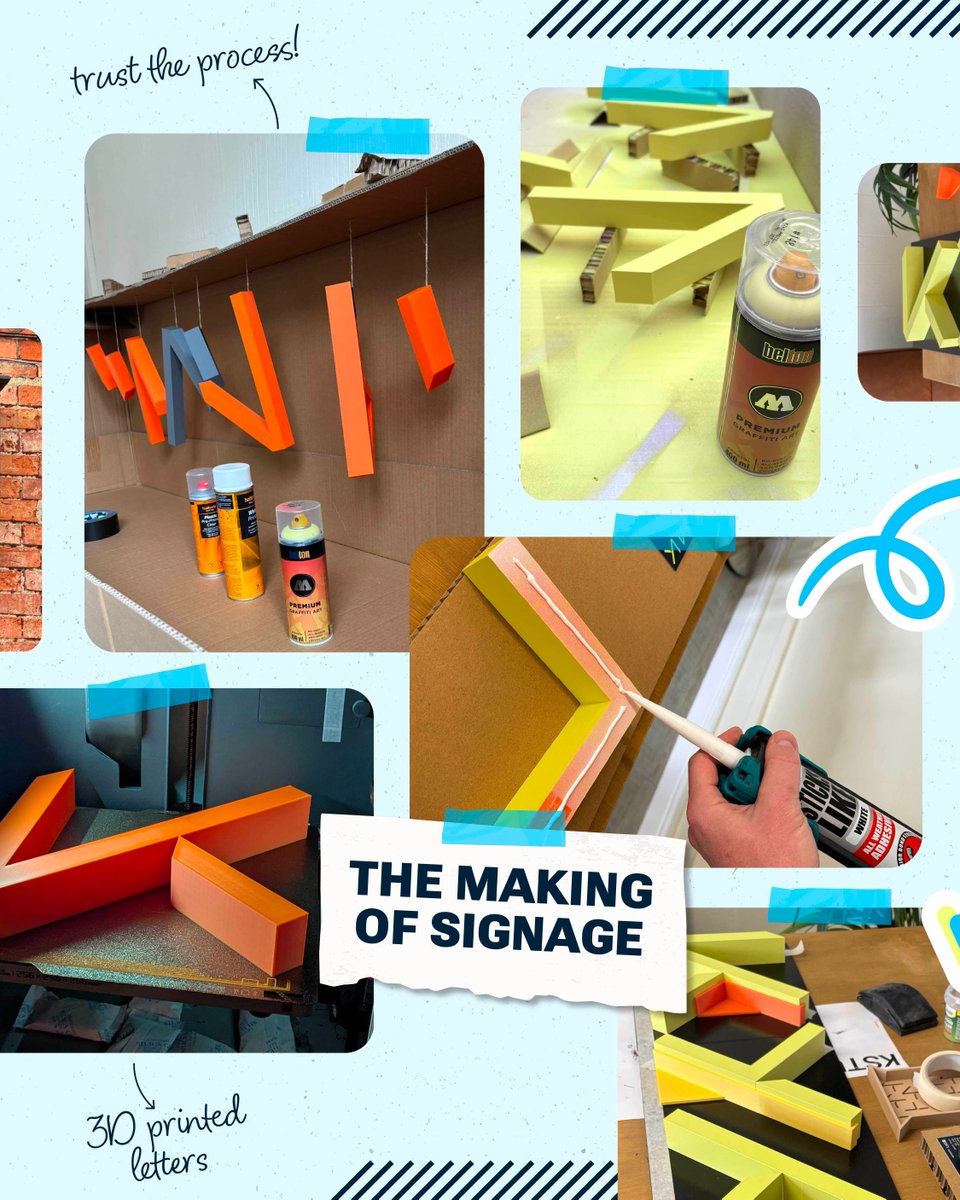 kyakstudio's tweet image. The process of bringing KYAK Studio to life included lots of DIY &amp;amp; creative thinking!👷🏻‍♂️

Pop in and say hi!👋

#teamKYAK #designstudio #design #branding #marketing #sport #fitness #leisure