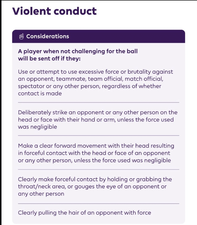 mattblake94's tweet photo. @ProjectWS401 @akin_akins @AdamJoseph Was challenging, wasn't clear, wasn't with force. The laws of the game don't mention hair pulling. Hair pulling is in the guidance and even the fucking GUIDANCE proves your asses wrong. https://t.co/aUBnFhHWuq