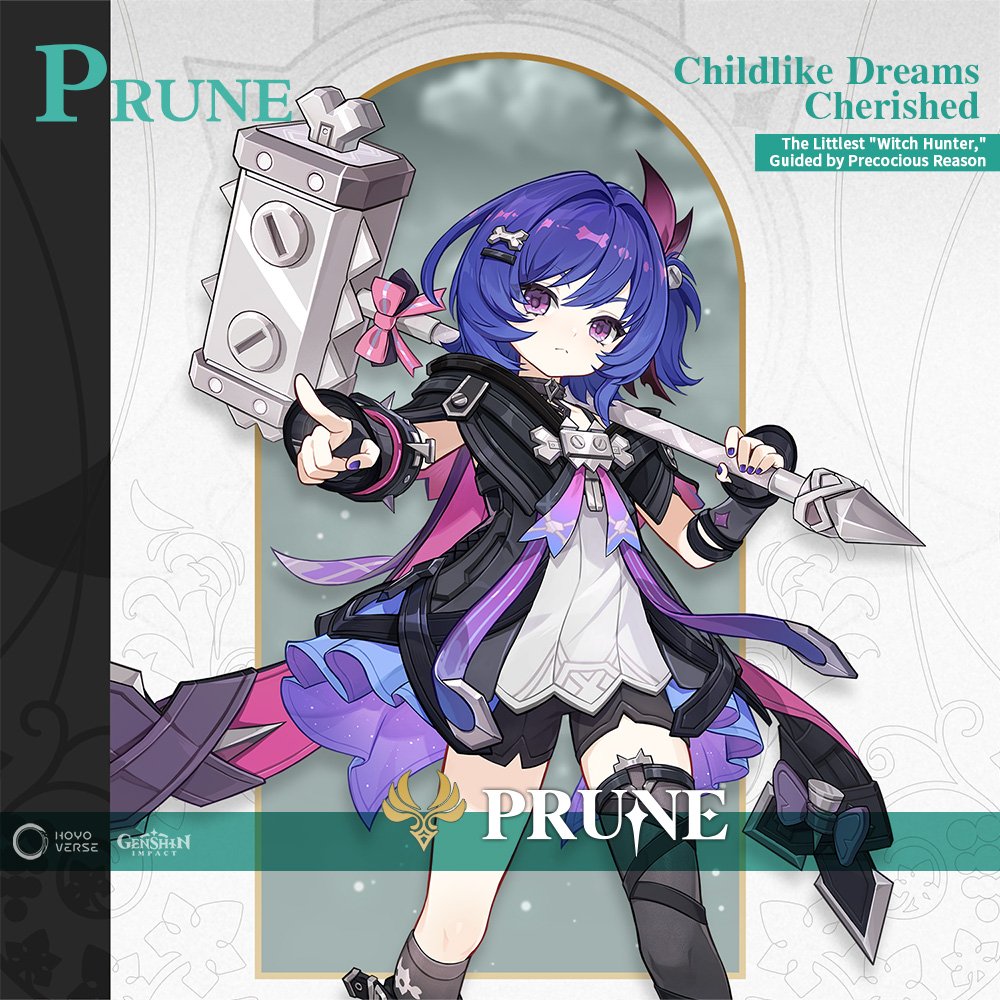 beieiyo's tweet image. (This young lady, bearing the heavy weight of her fate upon her shoulders, has pursued her quarry all the way from distant Nod-Krai...) WAIT prune really has been to nod krai??? flins really birthed her??? 😭