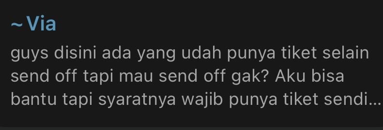 adchiyt's tweet image. Kasian loh yang beli Tbox biar dapet Send Off eh ternyata ada jalur tikusnya @fiestareadytogo . Aduh kk via @lastnamevy gmna nich?????