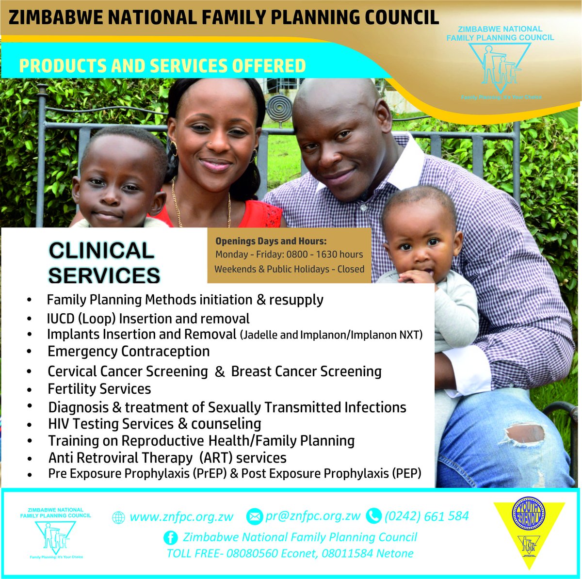Zimbabwe National Family Planning Council tweet media