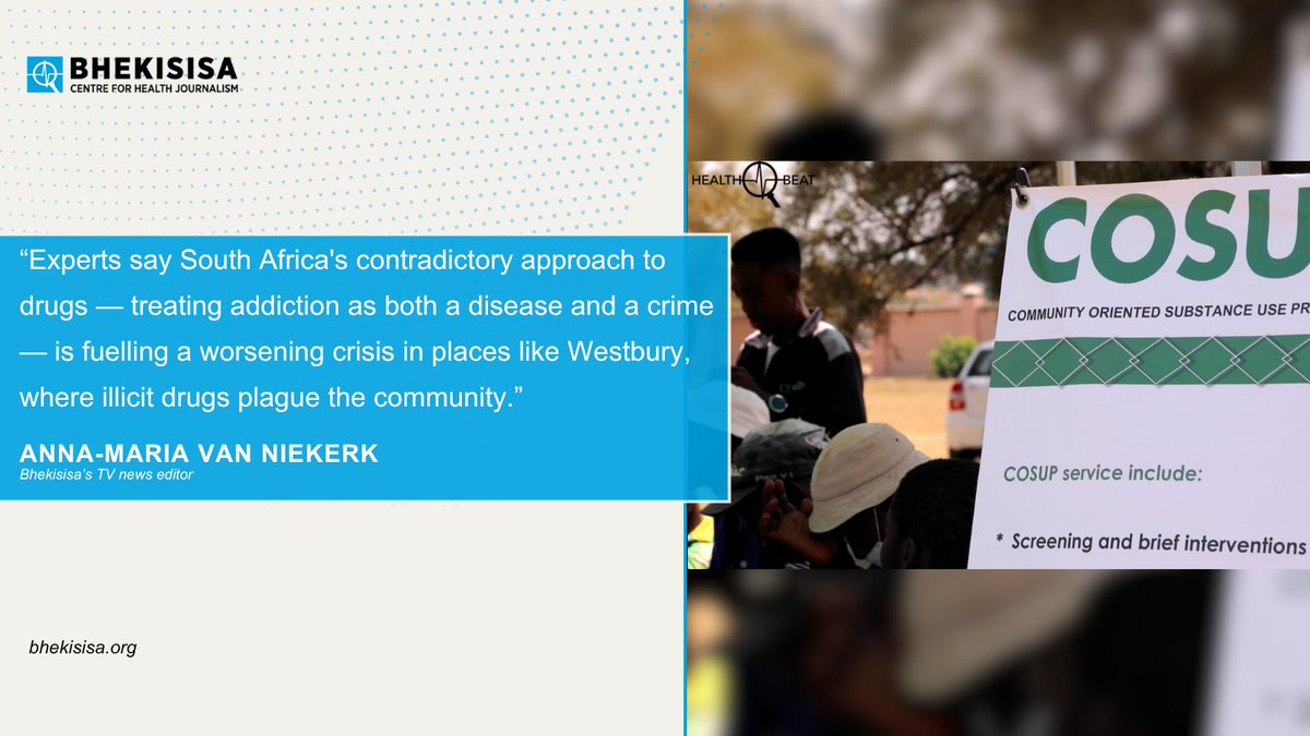 Bhekisisa_MG's tweet image. "If it's daylight, it's their time to sleep." In #Westbury, #drugs have shaped generations. Experts say treating #addiction as both disease &amp;amp; crime isn’t helping. Read more about the health-first approach to addiction. #HarmReduction
mailchi.mp/bhekisisa.org/…