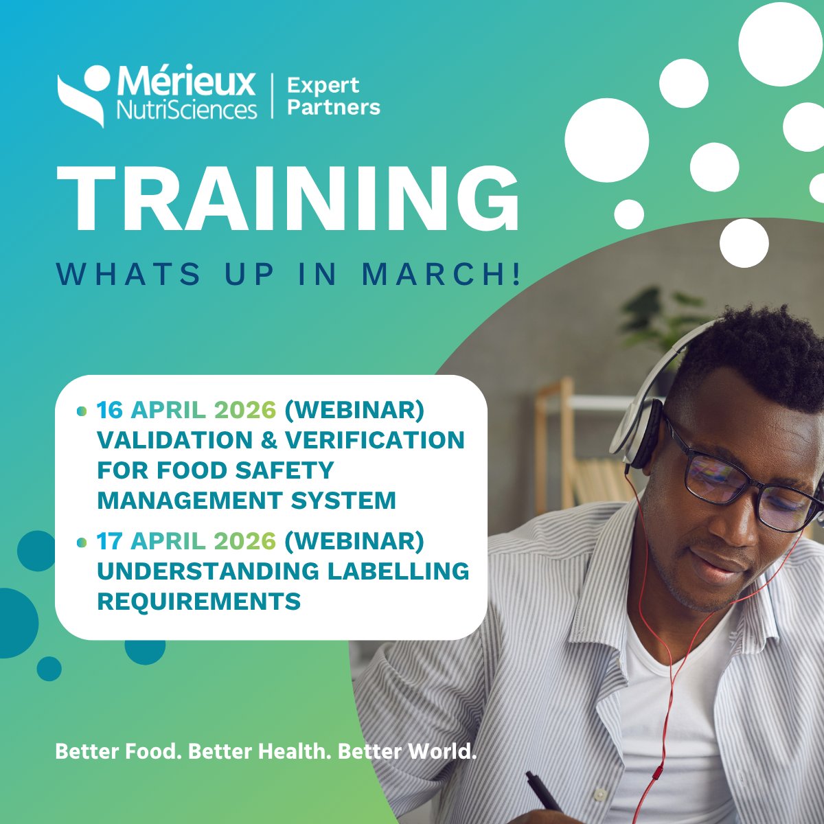 mxns_sa's tweet photo. Next up on our training calendar:   
✅The Validation &amp; Verification for Food Safety Management System - https://t.co/R3gPLJ7rVR
🏷️Understanding Labelling Requirements -  https://t.co/8GwTscSRfP
👉🏽 Receive 25% discount for any of these dates in April: abigail.barlow@mxns.com https://t.co/RaqEn5eMny