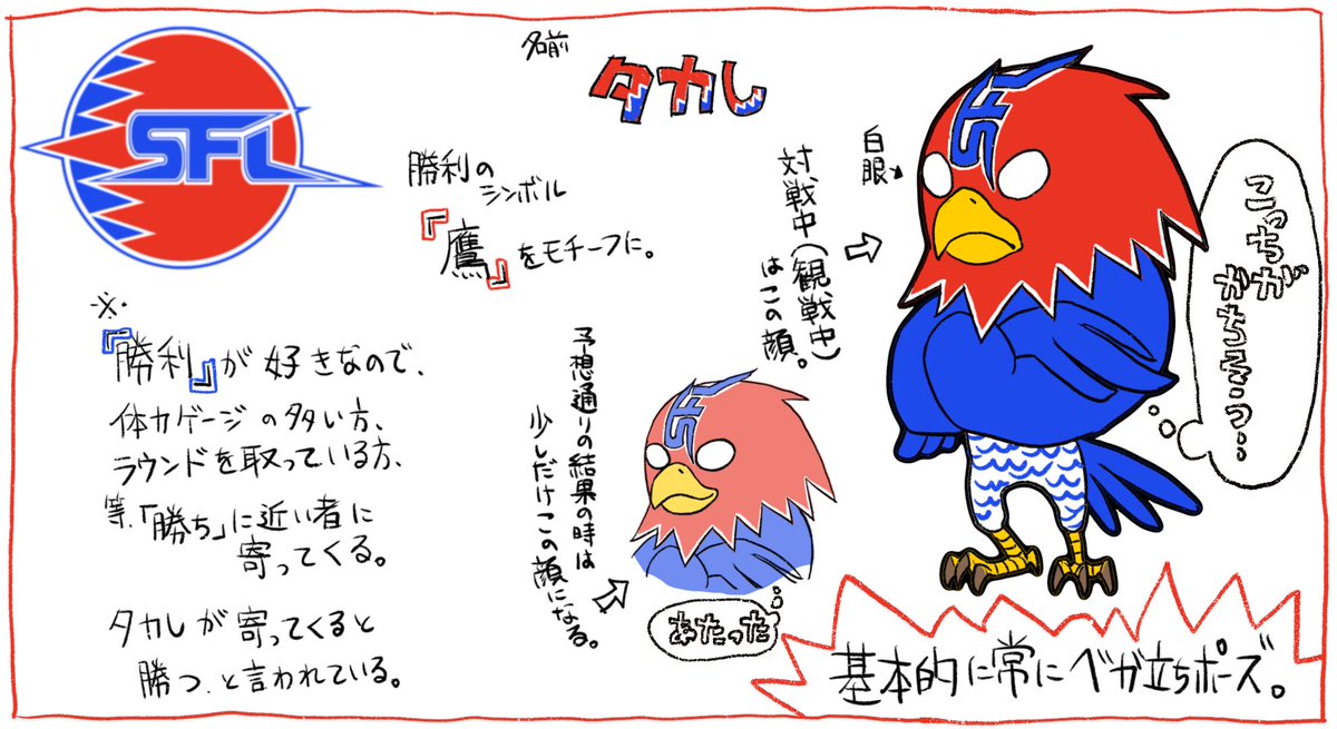 「タカし」です。
よろしくお願いします。
 #SFLMascot 