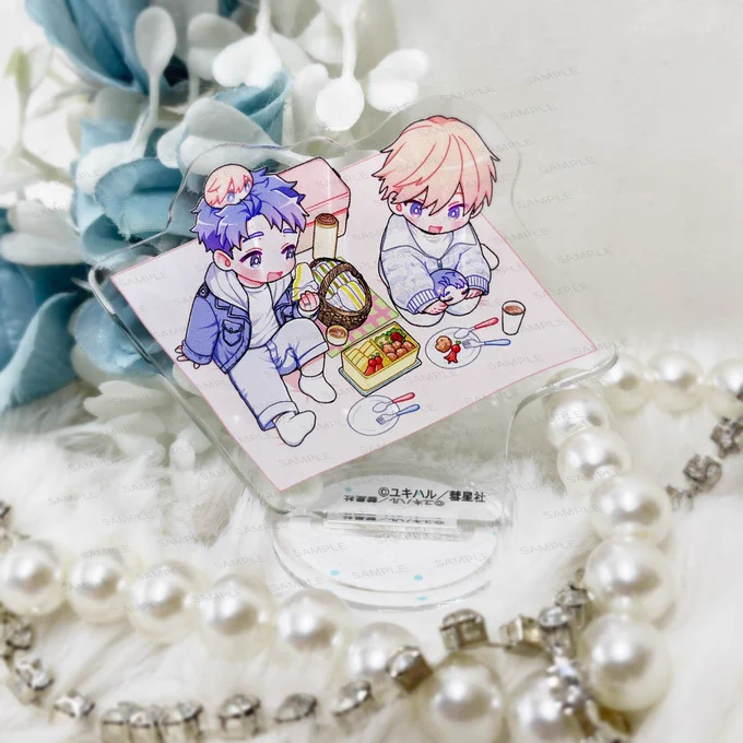 ˗ˏˋ開催中 ˎˊ˗ 『食らいついてよ、旦那さま』POP UP SHOP #ユキハル 先生描きおろしイラストを使用したアクリルスタンド&ミニアクリルスタンドのサンプルを公開 他にもグッズ盛りだくさん 皆様のご来場をお待ちしております #彗星社