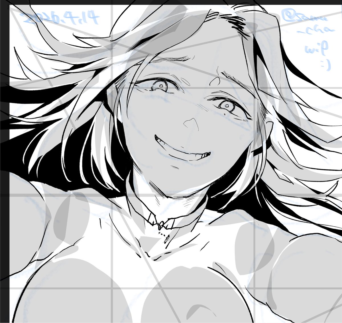 ギャル女神の邪悪な全肯定フェイスwip 