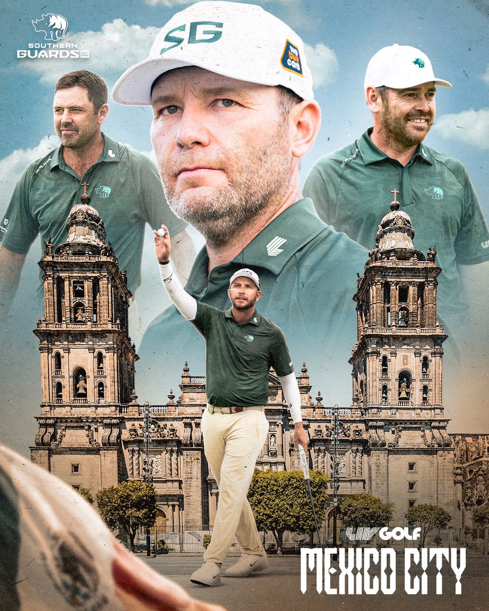 SouthernGuards's tweet image. Hola Mexico! 🇲🇽 Let’s get to work! 

#golf #livgolf