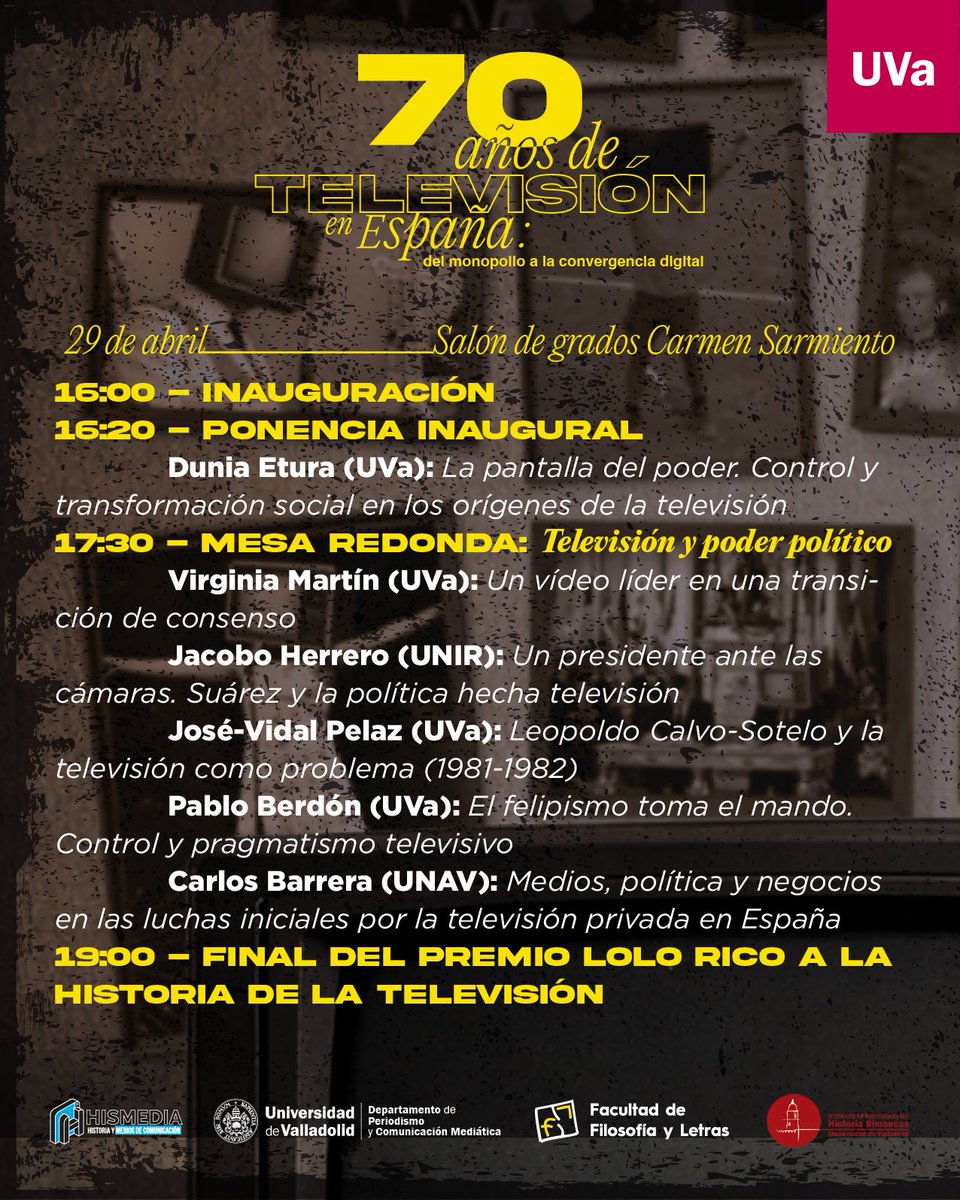 Filosofía y Letras, Universidad de Valladolid tweet media