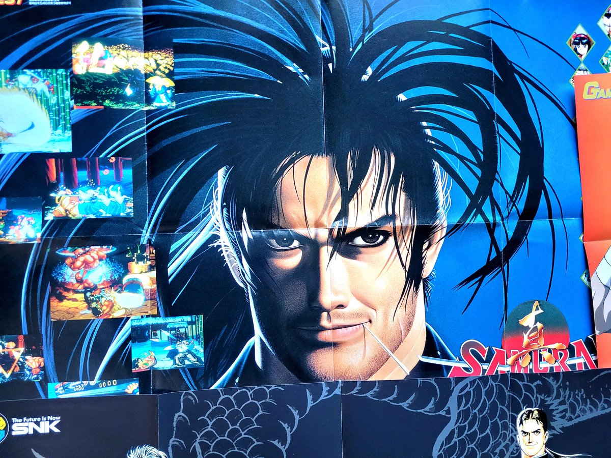 dark_RY0's tweet photo. Teve mais loot, pôsteres B2 da Gamest.

AoF2, SS2 e um do anime do FF2 pelo Obari.

🙃

#SNK 
#龍虎の拳
#餓狼伝説
#サムライスピリッツ
#大張正己
#FatalFury
#ArtofFighting
#SamuraiShodown
#Obari https://t.co/KmstORt8w0