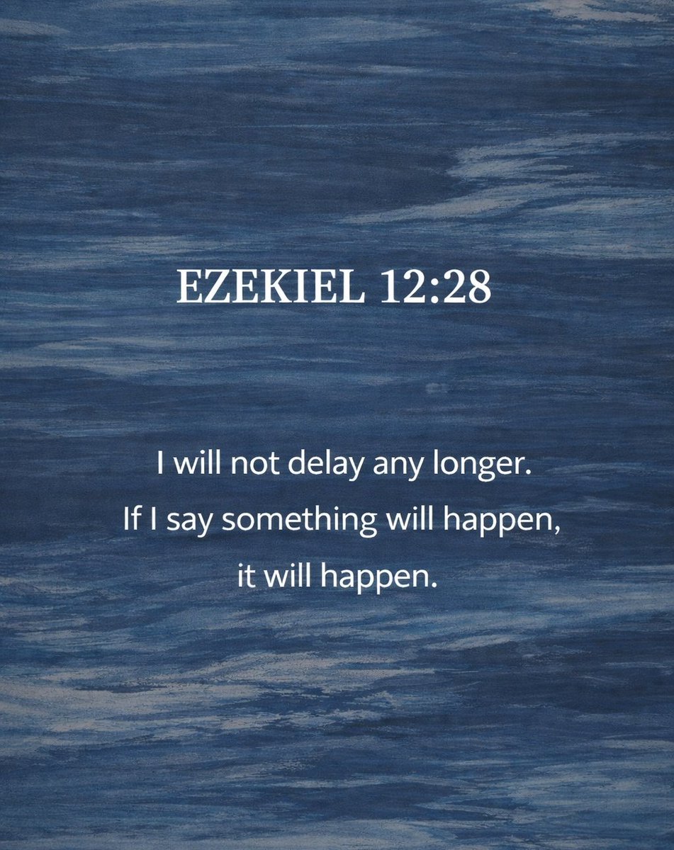 The__Bible7's tweet image. Ezekiel 12:28