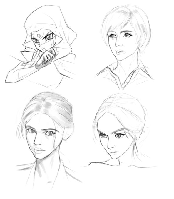 新しい絵を描く前にクロッキー。
最近フォトショップがけしからんので、クリスタを試しています。3,4枚目はクリスタで描いたものです。
なんか…フォトショとなんか違う… 