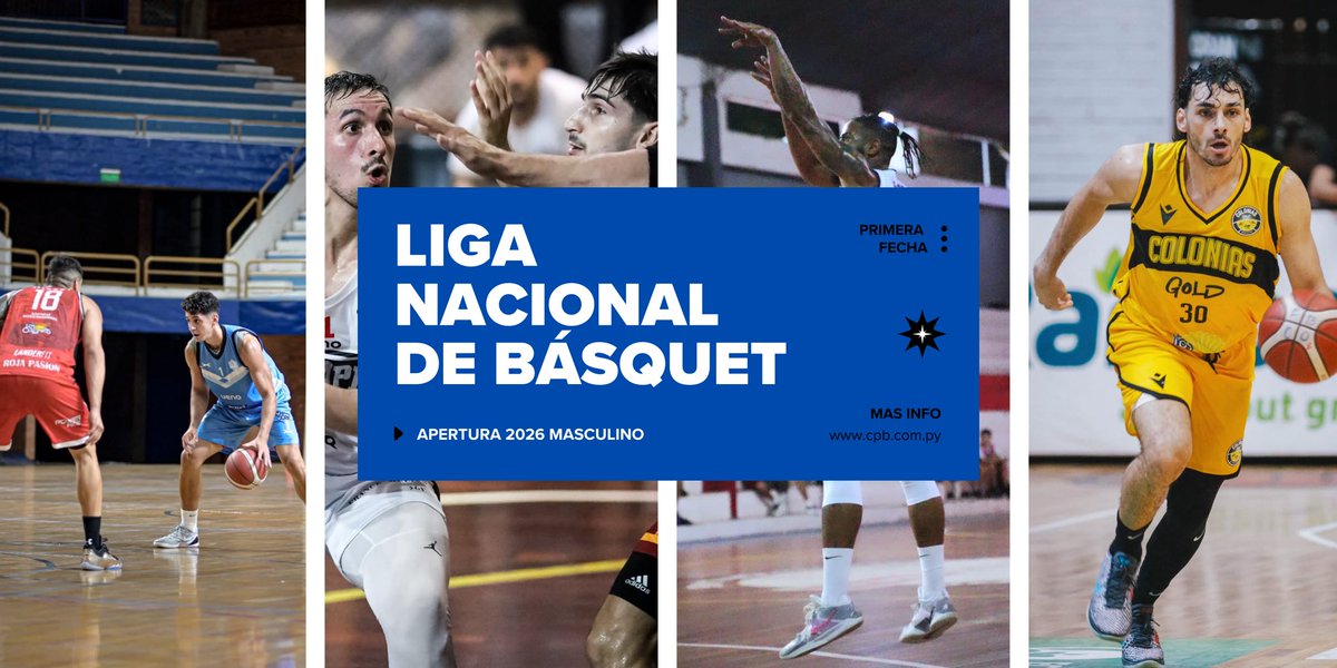 cpb_py's tweet photo. 🏀 ARRANCÓ LA LNB APERTURA 2026
4 partidos. 4 resultados. Una primera fecha que no decepcionó.
Acá el hilo completo 👇 https://t.co/Z07TZWOih7