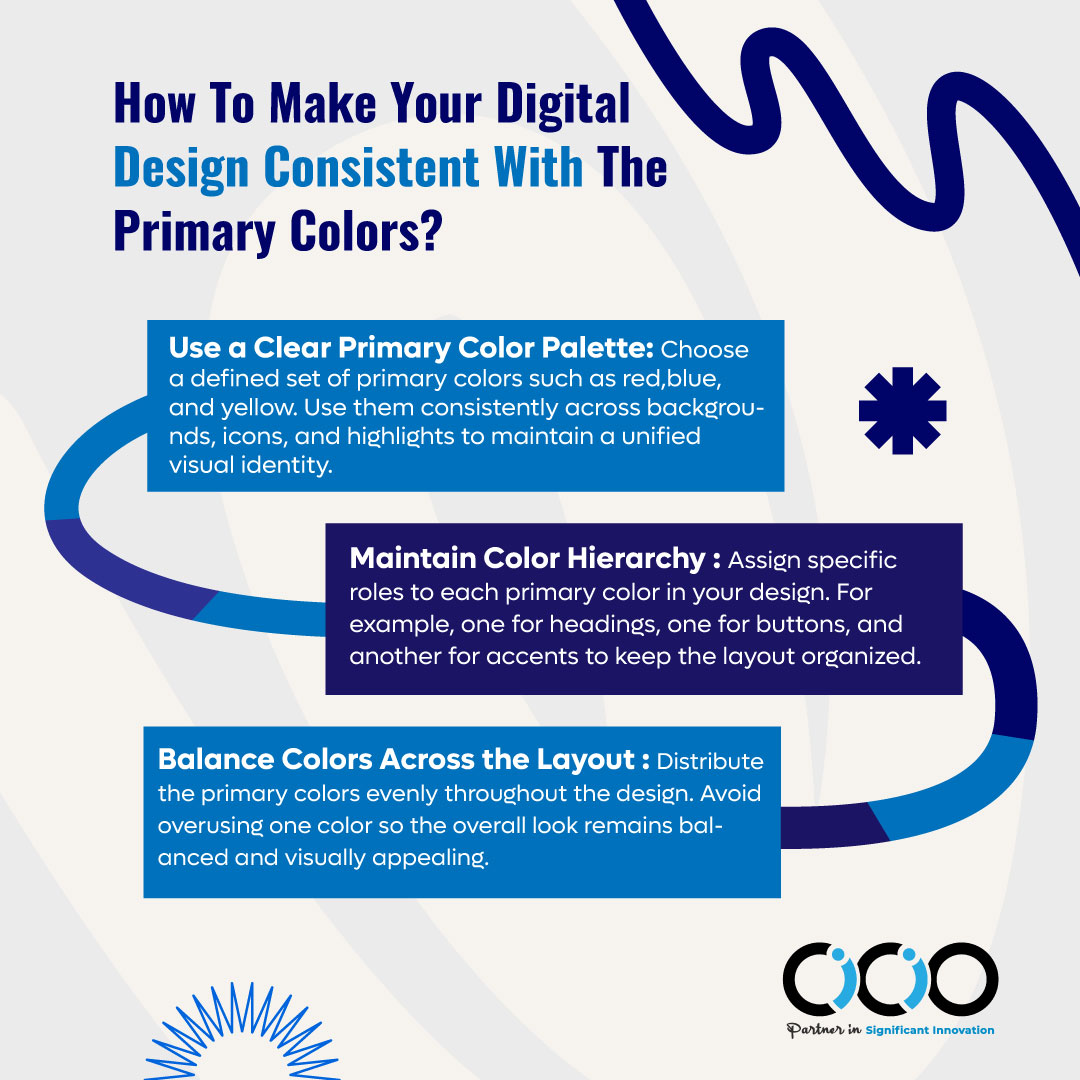How To Make Your Digital Design Consistent With The Primary Colors?