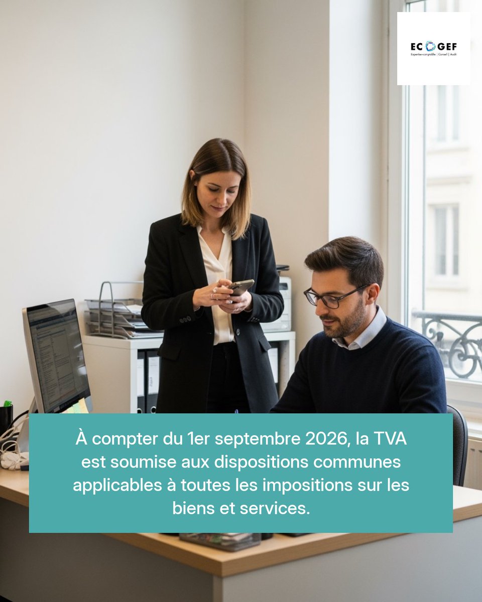 Ecogef_ECA's tweet photo. Le 1er septembre 2026 peut donner l’impression d’un “grand basculement” TVA. En pratique, la recodification est à droit constant et le calendrier de la facturation électronique ne bouge pas. 🗓️ Le vrai sujet, c’est la gestion des références : tant que les textes ne sont (1/4) https://t.co/Wat9Za2PNP