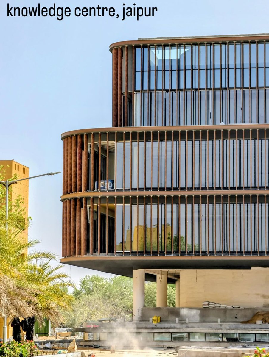 cbdhage's tweet image. Knowledge Centre (U/C) Project  , #Jaipur by Karl Wadia Designs.