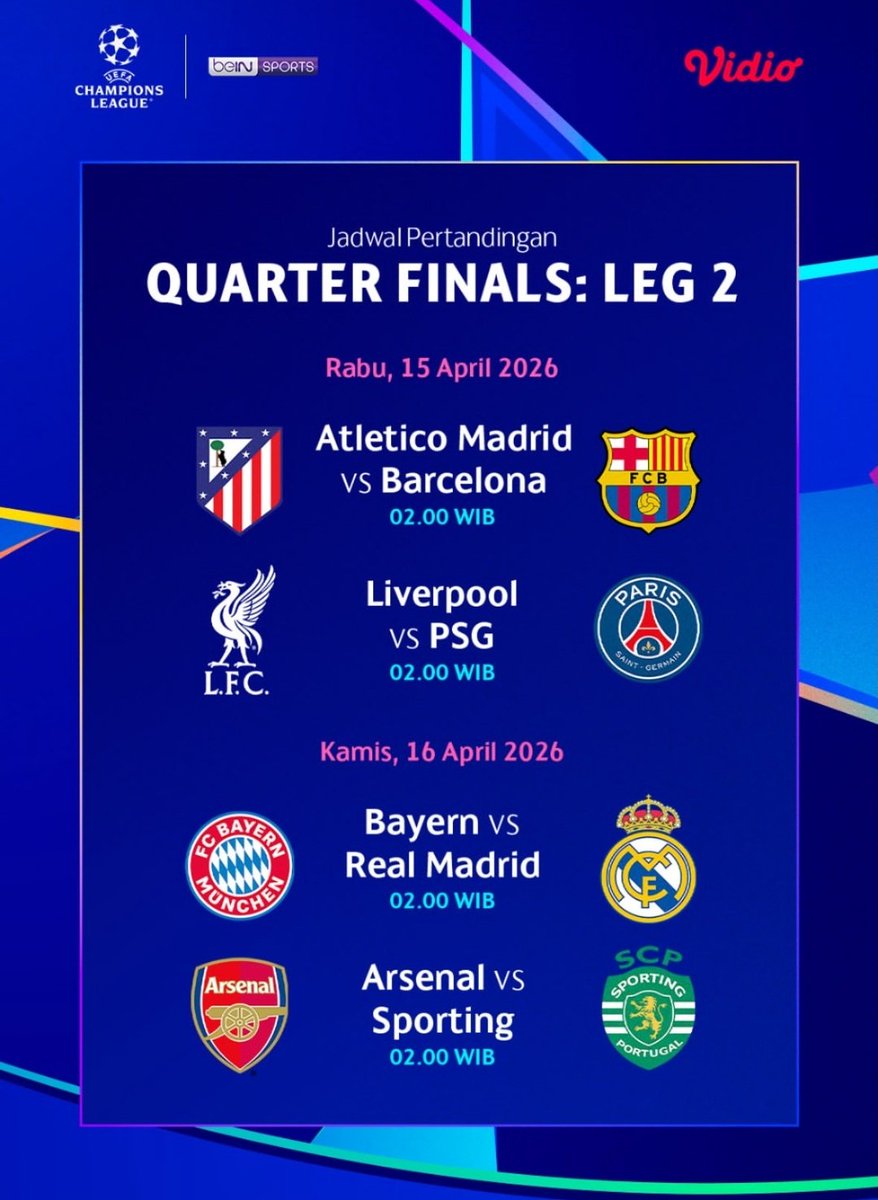 SiaranBolaLive's tweet image. #MATCHDAY #UCL