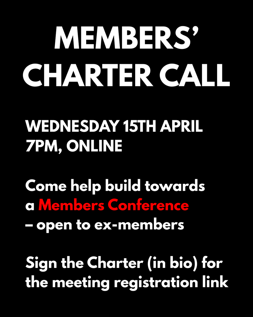 Your Party Members Charter tweet media