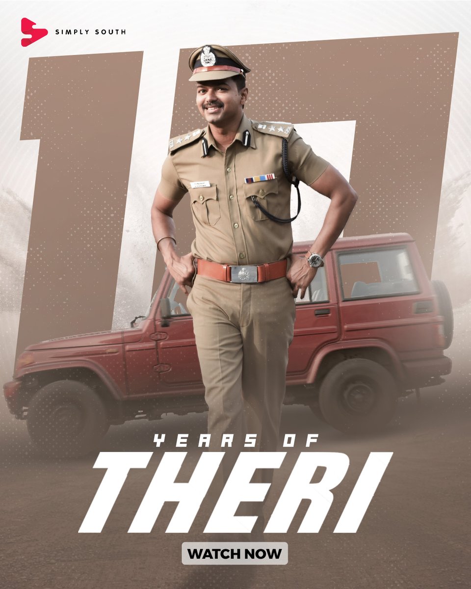 10 years of the Atlee–Vijay masterpiece 💥

Celebrating #10YearsOfTheri