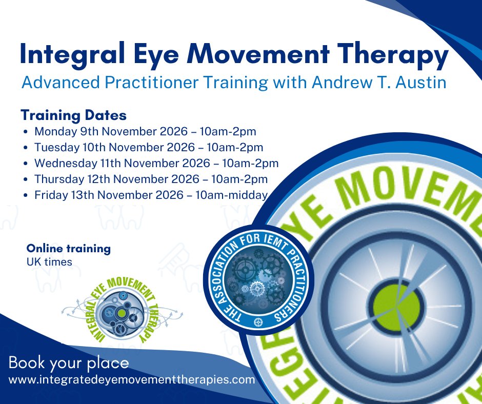 Training in Integral Eye Movement Therapy (IEMT) tweet media