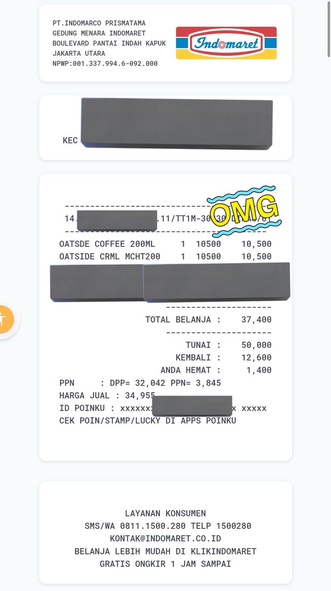 Deadezza's tweet photo. Harga etalase sama harga yg di scan beda dong, di klarifikasi bilangnya ini kemasan baru.
Tolong @Indomaret bisa lebih diperbaiki lagi sistemnya. Ini bukan salah kasirnya, karena dia scan botolnya, tapikan tetep aja kalo dapet pembeli yg esmosiankan bisa abis itu kasir kena omel https://t.co/JHjZtuUyLg
