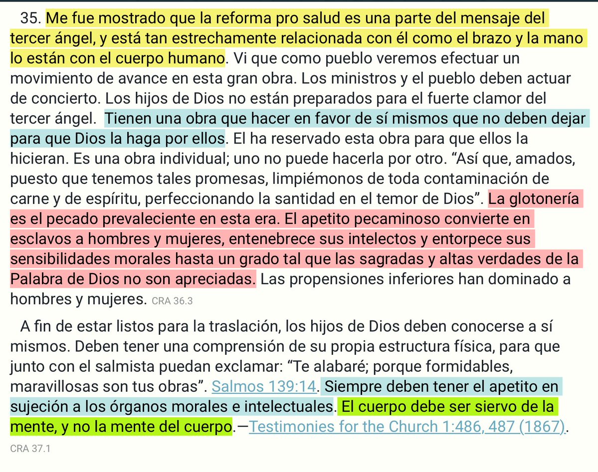 El cuerpo debe ser siervo de la mente y no lo contrario. 🙏