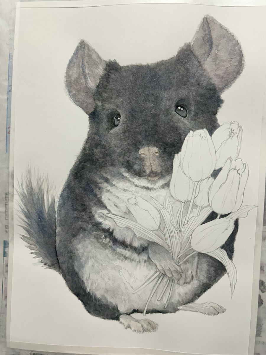 なぎの 🐭チンチラ絵描き tweet media