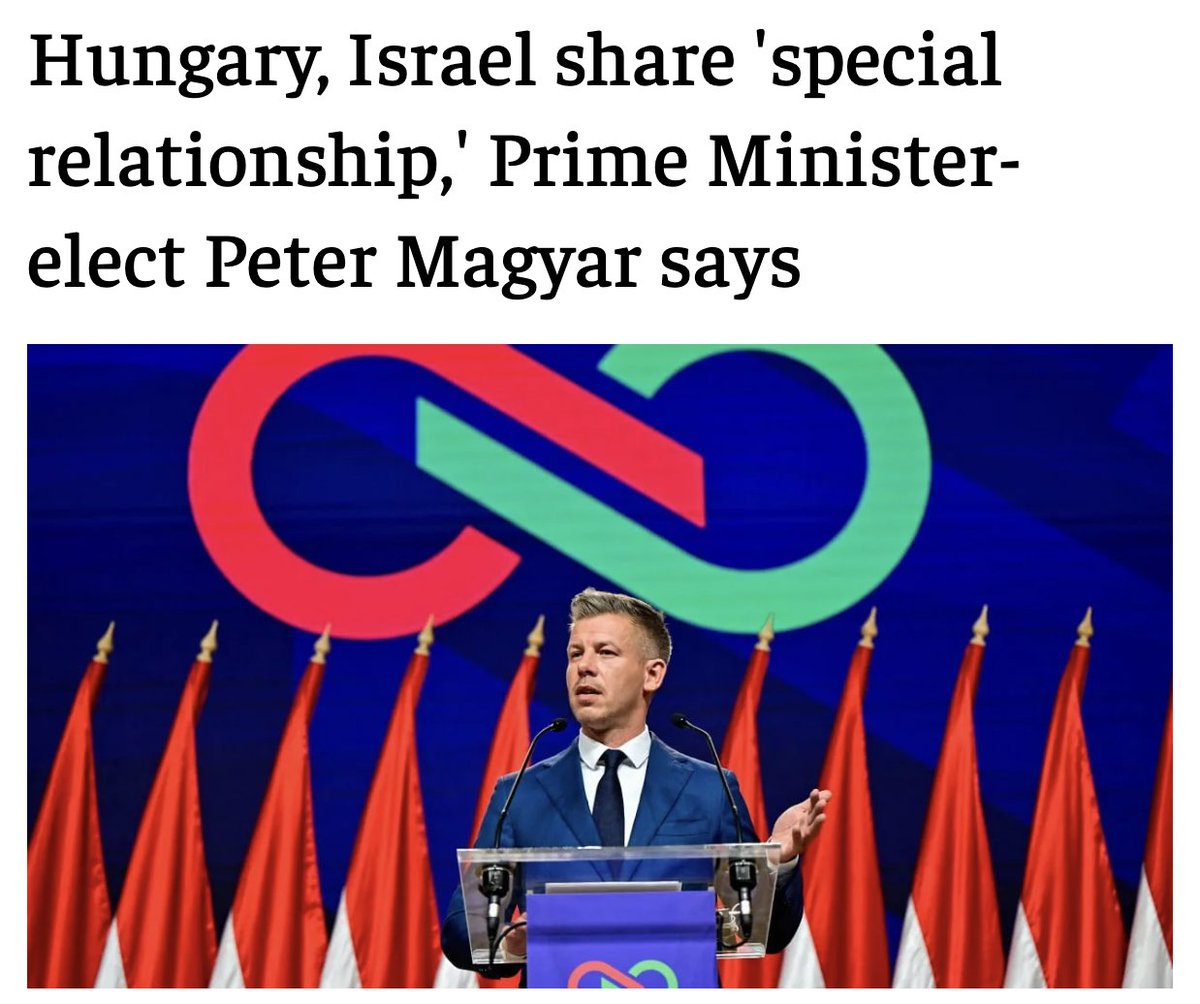 Sorry to be the bearer of bad tidings but no, Viktor Orbán’s defeat does not herald the start of the decline of the far-right in Europe.

Péter Magyar is similarly reactionary in terms of hostility to immigrants and support for Israeli genocide.

The main difference between the
