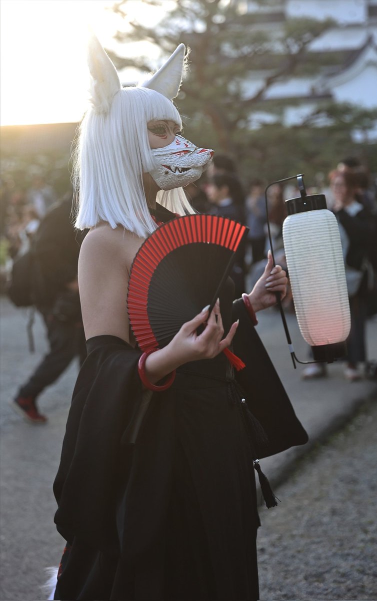 …🔥…

#會津白狐伝説
#會津十楽
#鶴ヶ城
#妖装

📸:すざり～紫様(<a href="/suzari_purple/">すざり～紫</a> )