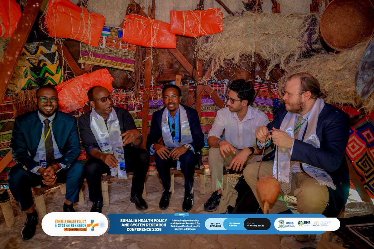 abdullahIndho20's tweet photo. The Somalia Health Policy and Systems Research Conference is progressing smoothly, organized by Bosaso University’s Center for Development, Innovation, and Research in Garowe. 

#SHPSTR2026 #UHC #SomaliaHealthPolicy #HealthSystemsResearch https://t.co/YR7JDF337j