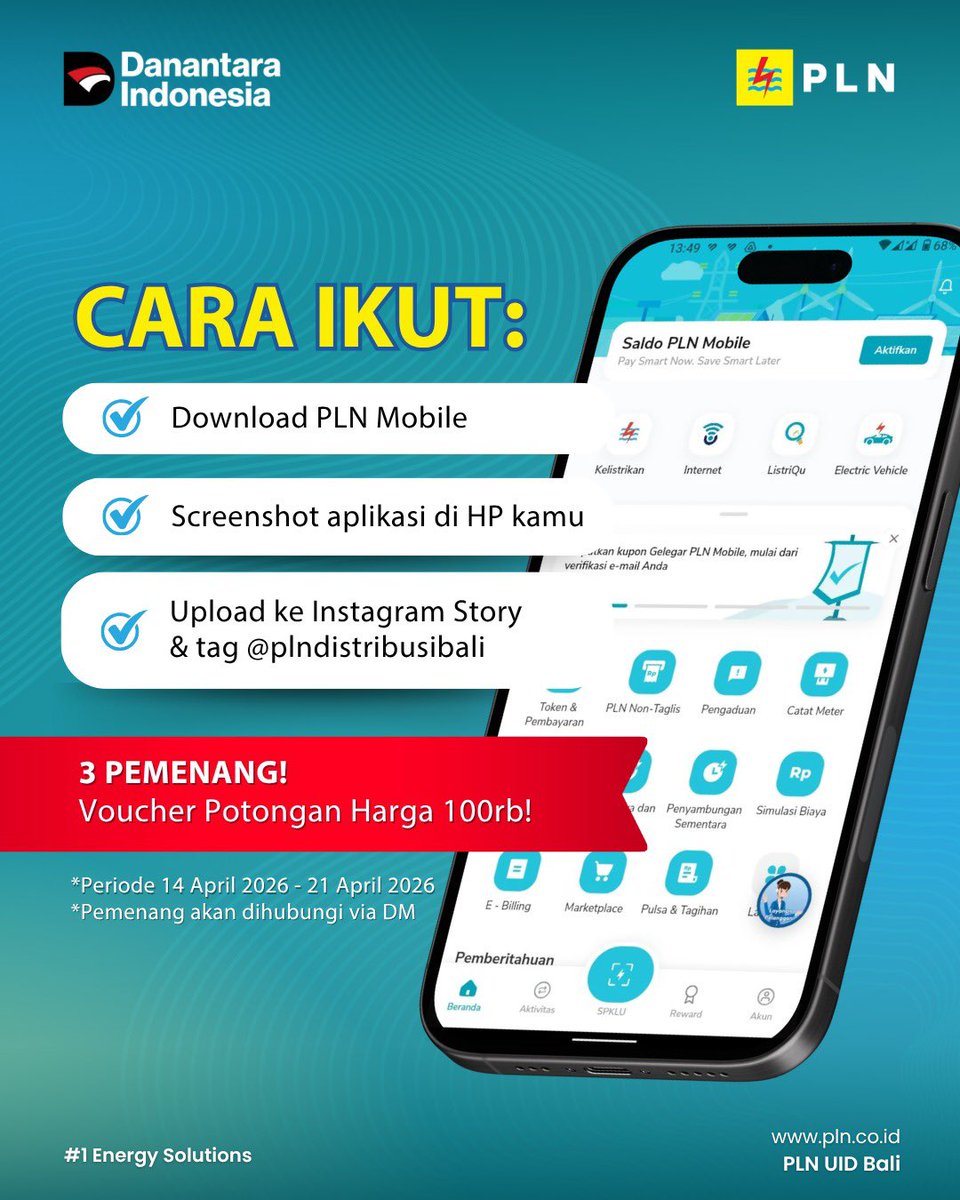 PLN Unit Induk Distribusi Bali tweet media