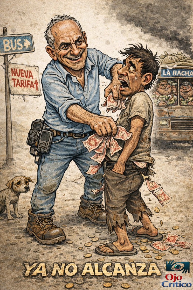 “No es aumento… es saqueo con recibo.”

Cada lempira que sube el pasaje,
es otro que le arrancan a Juan Pueblo y todavía lo llaman progreso.

#LaRachaDelAbuso #OjoCritico #Honduras #AumentoPasaje #Crisis #Pueblo #PapiAlaOrden #YaNoseAguanta