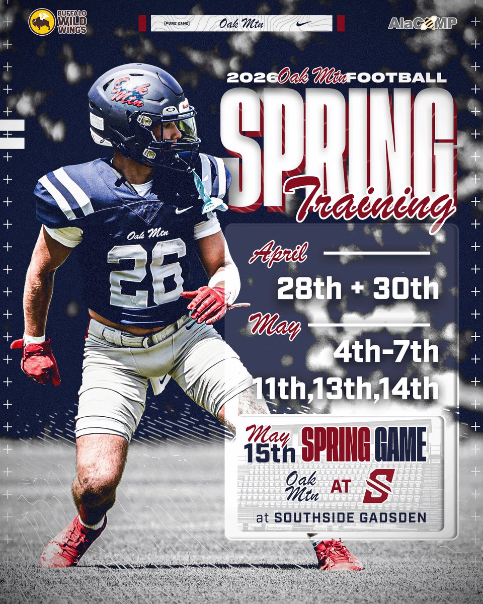 JasonKervin's tweet photo. Come check these boys out this Spring.   We have a few players up here on the Mountain too!   GOOM @FootballOMHS https://t.co/mIpKX2S186