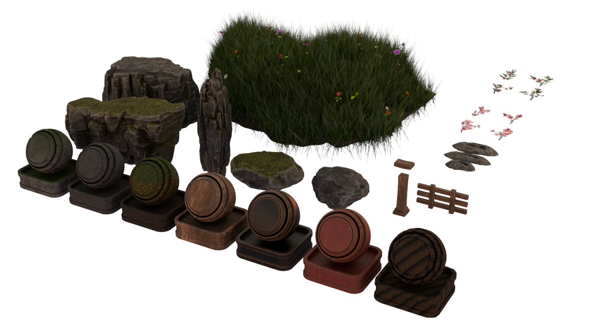 ThreeDTudor's tweet photo. Live Blender workshop now up!

23rd May | 5 hours | Blender 5.0.1
We will build a stylized Japanese environment from greybox to final render:
hero torii gate, terrain, geometry nodes foliage, warm sunset lighting, and final compositing.

40% early bird:
https://t.co/8WNGuOM1uv https://t.co/e4EQBnYwfp