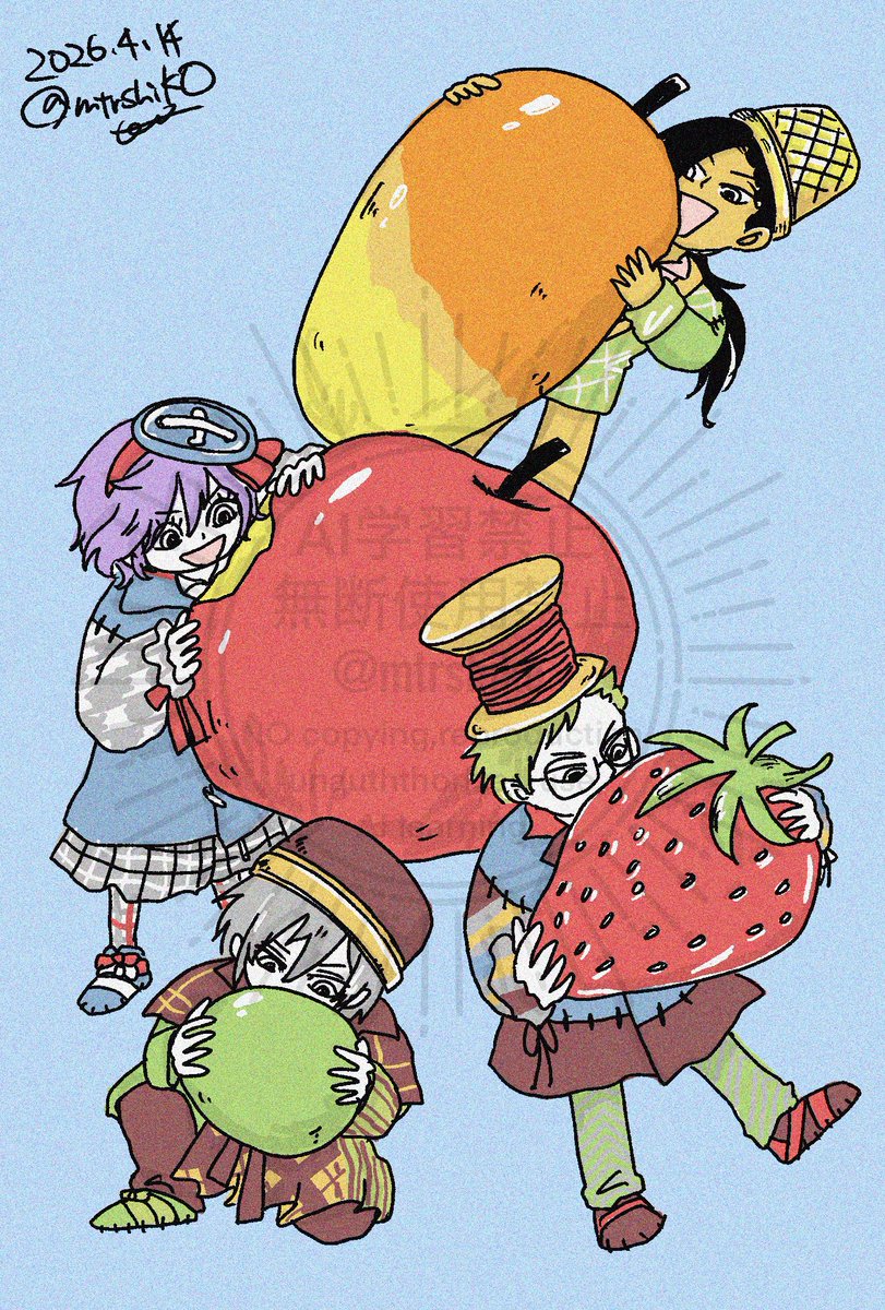 mtrshiko's tweet photo. ふるふるふる〜つ〜🥭🍎🍇🍓 https://t.co/ykUrN6Qizq