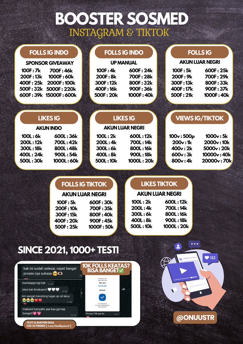 boost sosmed | buzzer | fsr on wa tweet media