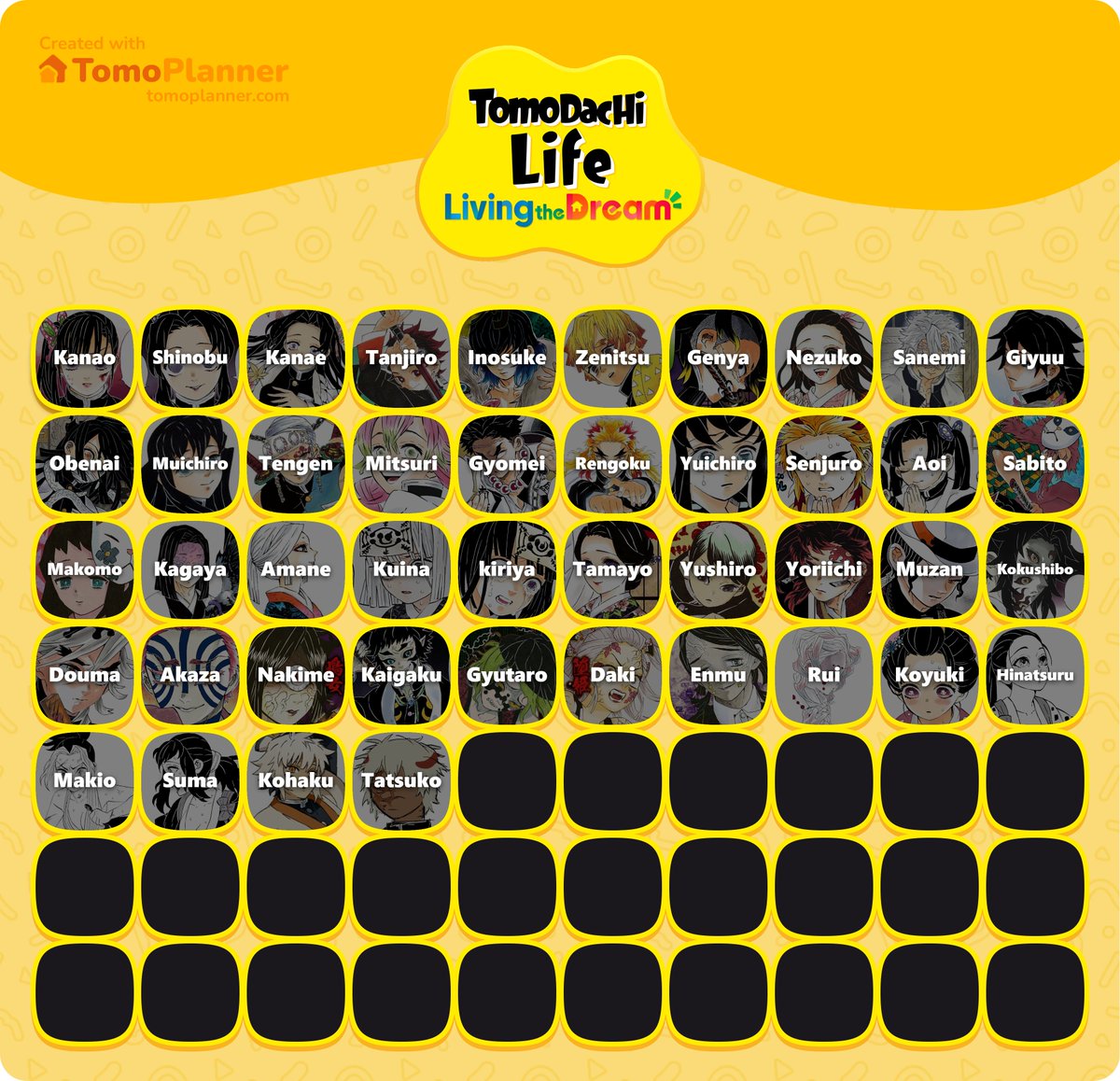 MaddyMsy's tweet image. hmmmmm🧐 My kny cast I'm gonna put on my island. I might add more, but we will see lol, this is a lot of customization. Also cant wait to put my OCs in there😋😋