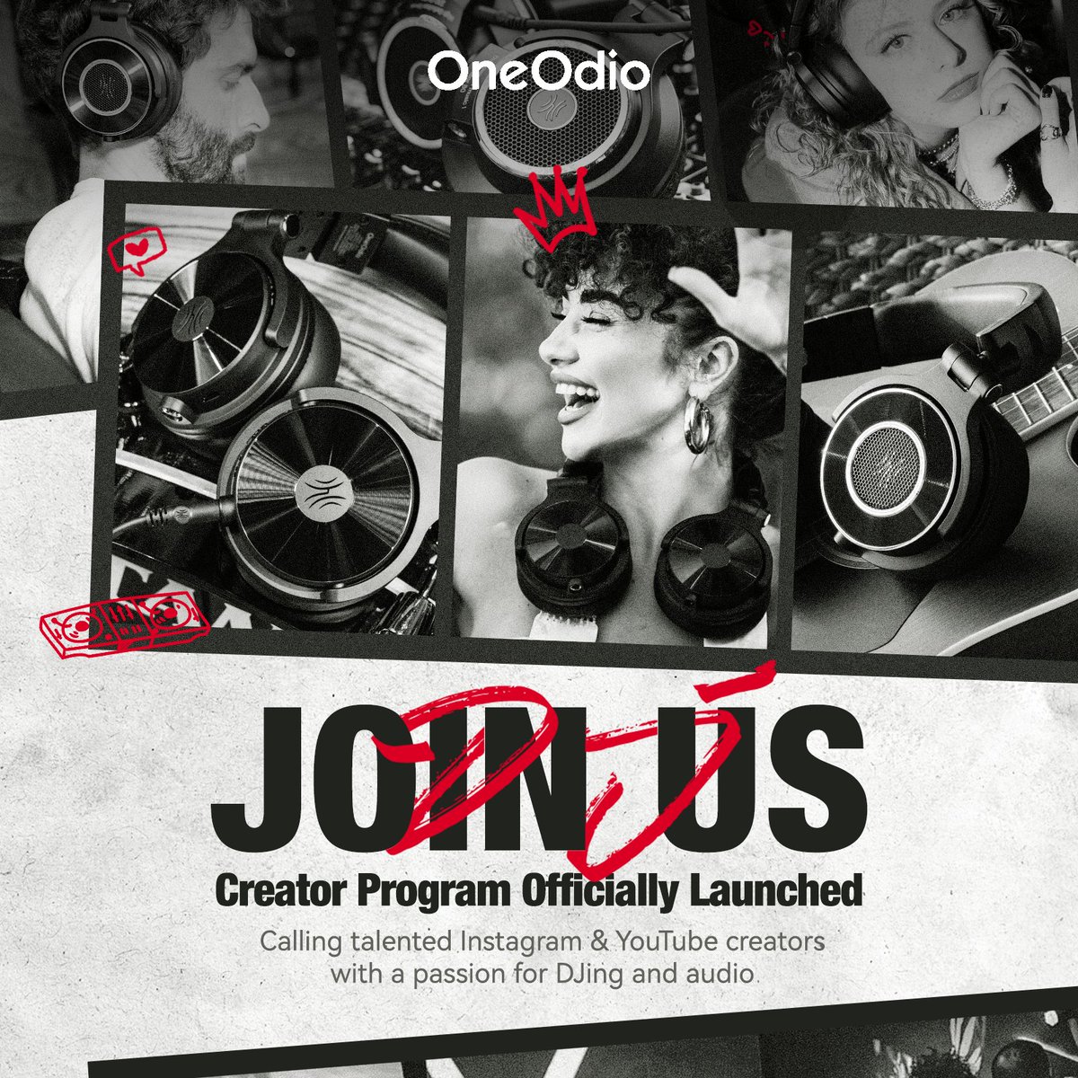 OneOdio_'s tweet image. 🎧 The OneOdio Creator Program is open!

We’re inviting creators to join us 👇

✨ What you’ll get:
• Free product
• Exclusive discounts 
• Ongoing collaboration 

📩 Apply via the Google form: forms.gle/2beJM1fAoCFTHU… (Link in bio too!)

🌍 Open Worldwide
-
-
-
#OneOdio