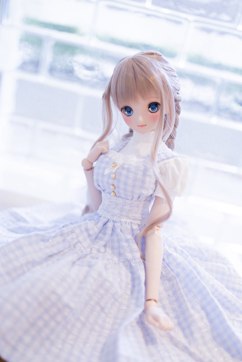 水色チェック好き🩵