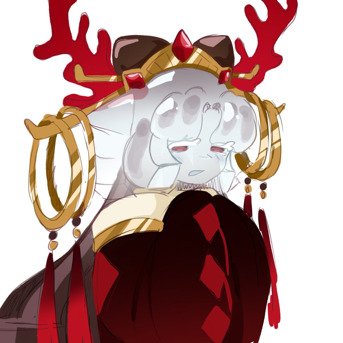 CarameLamington's tweet image. im yet to draw anything for bannerfalls finale but instead i have drawn AgarAgar cookie