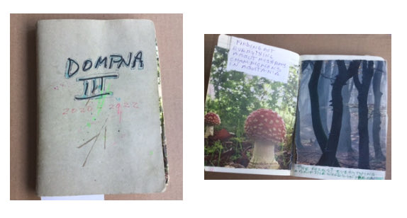 Marroquin_NFT's tweet image. 🗒️ NoteSketch  Book📓 of Raul Marroquin 2020 -2022bfor #FieldWork in #Aquitania preProdction Stages of "Domona pousde me no us'cal" a MultiMedia Event in based  a poem of troubadour Bertran de Born 1140 - 1215 #ArtistBooks @ Abu Dhabi International 📕 BookFair 13 -  20 April 2026