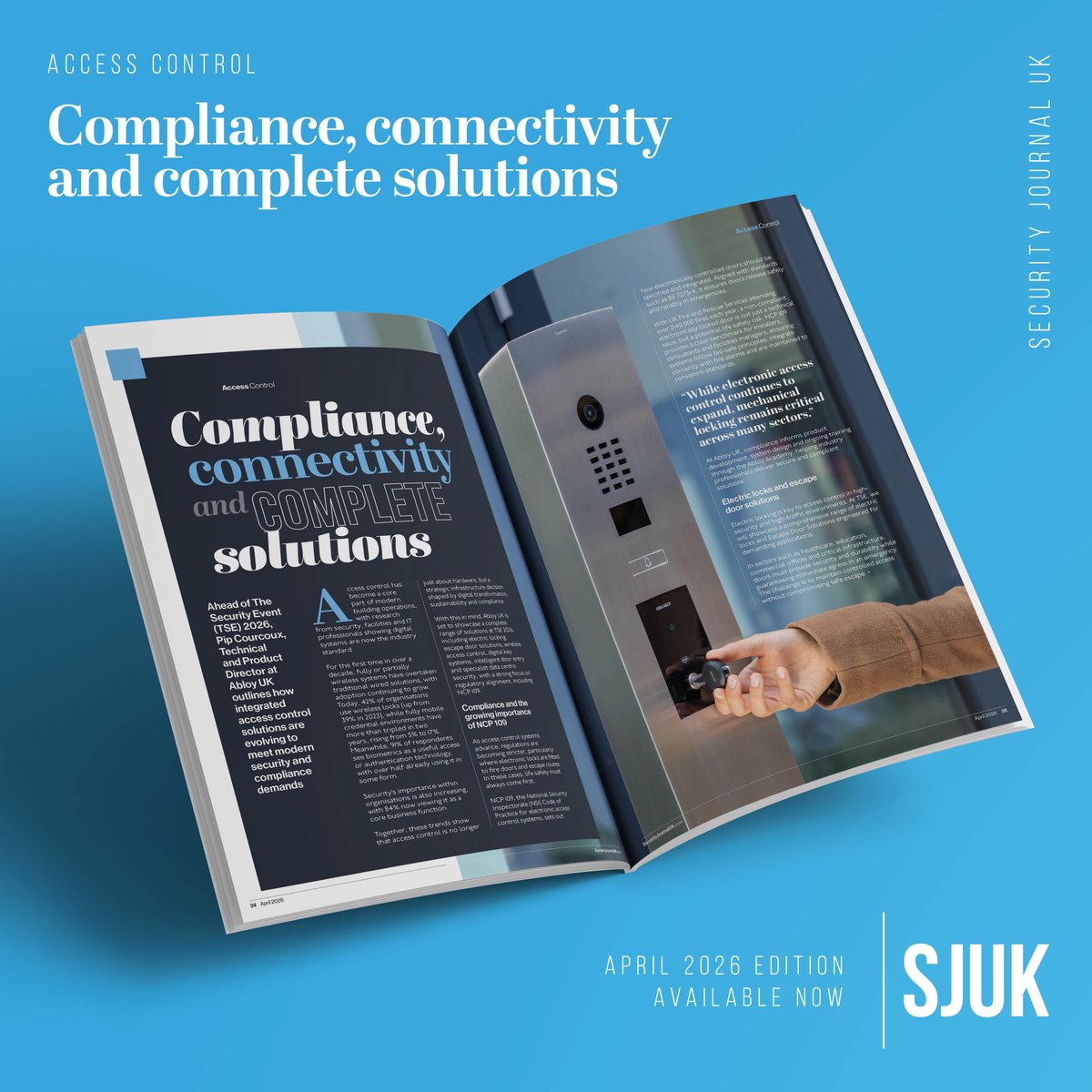SecJournalUK's tweet image. Pip Courcoux, Technical and Product Director at Abloy UK outlines how integrated access control solutions are evolving to meet modern security demands: securityjournaluk.com/access-control… 

#UKSecurity #SecurityIndustry #AccessControl #PhysicalSecurity #Biometrics #ModernSecurity