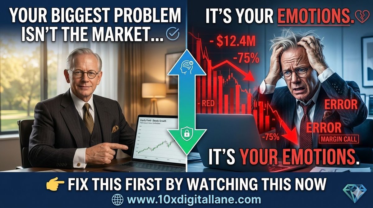 Your biggest problem isn’t the market…
It’s your emotions.
👉 Fix this first
🔗 youtu.be/0Z_7RSZlseM 
#TradingPsychology #ForexMindset #Discipline