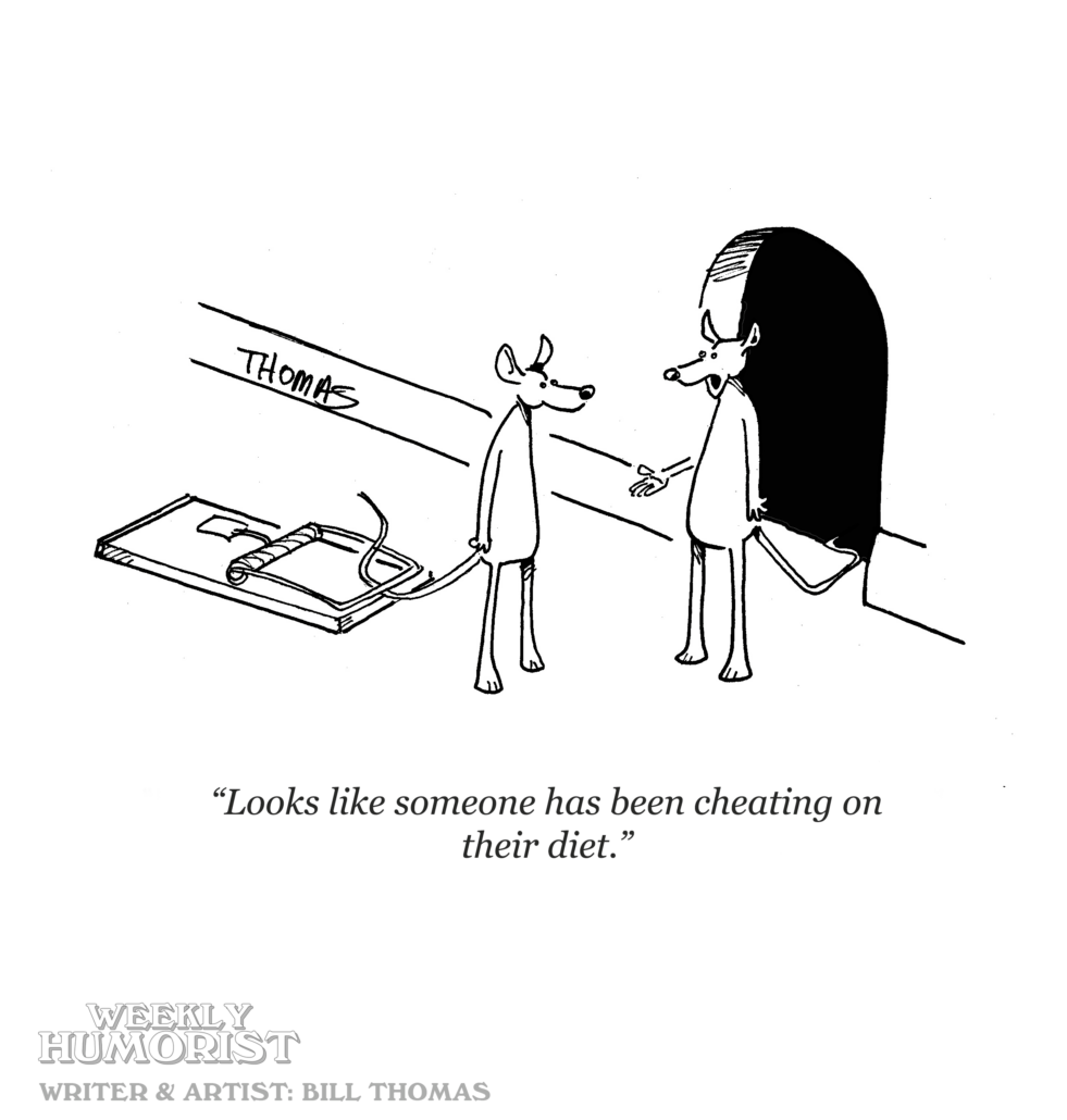 WeeklyHumorist's tweet photo. ๐งSneaky Snacking. Today's cartoon by Bill Thomas. https://t.co/NiGjKZnDNx Need more cheese? Subscribe to Weekly Humorist! https://t.co/tPeOcUUhqT
#cartoons #food #mouse #diet #diethumor https://t.co/ea8JuIQTiH