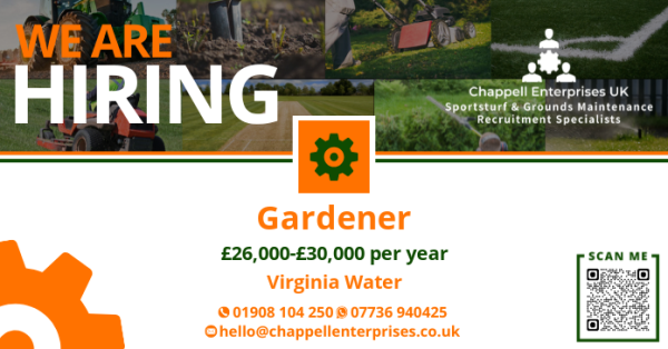 ceukrecruitment's tweet image. 🌿 Passionate about Gardening? 🌿

We have a fantastic opportunity for a #Gardener in beautiful #VirginiaWater, offering a competitive salary of £26,000-£30,000 per year.