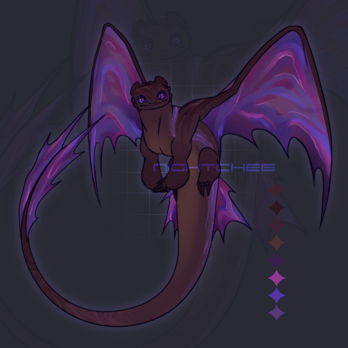 Lightni25116769's tweet photo. Still available cosmo beauty🥹🍇
For 20$ 
PayPal only!

#httyd #howtotrainyourdragon #httyd3 #nightlight #nightfury #lightfury #dragonart
#dragon #dart #digitalart #procreate #httyd2 #httydadopt #dragonadopt #adoptables https://t.co/QyuhZhEQMz