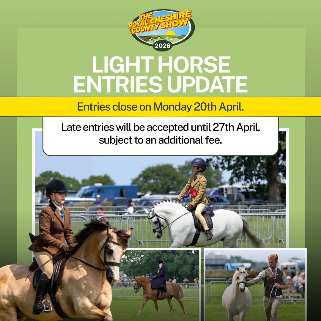 Royal Cheshire County Show tweet media